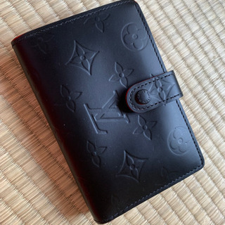 LOUIS VUITTON ルイヴィトン モノグラム マットブラック がま口 二