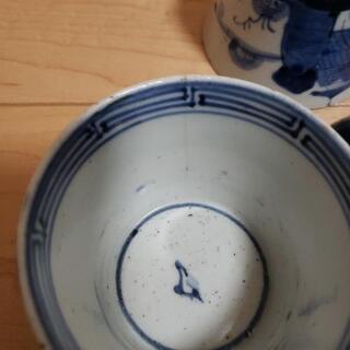 骨董　蕎麦猪口５客　明治の画像