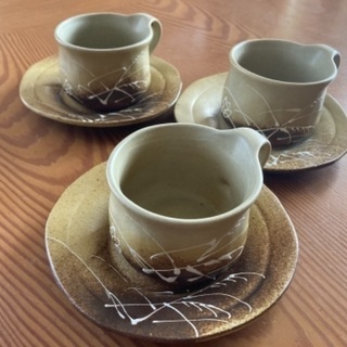 飯能焼き　カップ&ソーサーセット