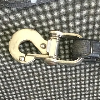 中古　安全帯　シングル　長さ159　 （ｃｍ）　ランヤード　平綱　平ロープ　ハーネス用の画像