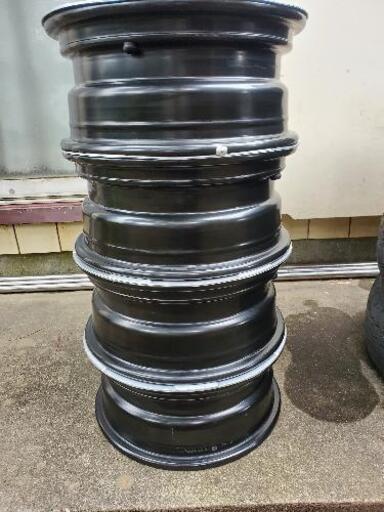 ハイエーススチールホイール美品
