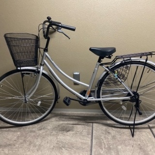 中古自転車　ママチャリ　26インチ　シルバー