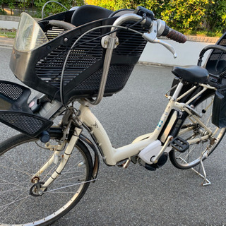 子供のせ　電動自転車　電源スイッチ故障　3人乗り