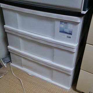 中古ウッドトップチェスト（3段収納）