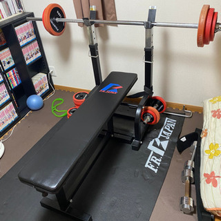 埼玉県のベンチプレスセットの中古が安い！激安で譲ります・無料で