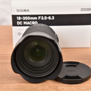 シグマ 18-300 ニコン用レンズです  1年ほど使いましたが、使用しなくなったので 出品します  SIGMA 18-300mm F3.5-6.3 DC MACRO OS HSM | Contemporary C014 | Nikon F-DXマウント | APS-C/Super35