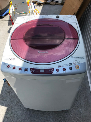 最終処分価格★【直接引取歓迎】パナソニック　8kg洗濯機　NA-FS80H3  2012年製