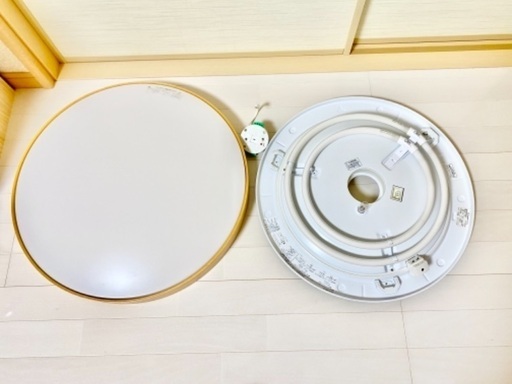 木製　シーリングライト　電球付き　お盆まで