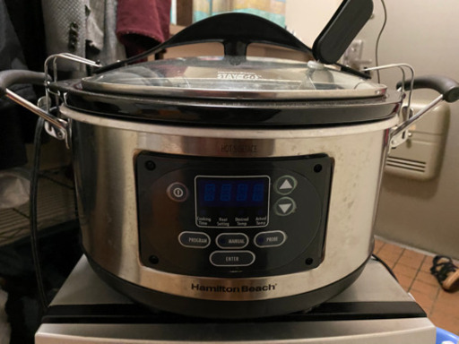 ハミルトンビーチ プログラマブル スロークッカー 5．7L 電気鍋 Hamilton Beach 33967 STAY or GO 6-Quart Programmable Slow Cooker