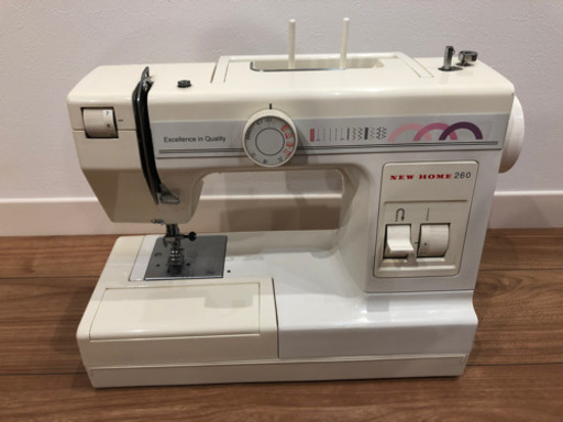 値下げ！JANOME ジャノメ NEW HOME 260 家庭用 電動ミシン