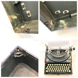 【ネット決済・配送】アンティーク タイプライター　1920年代物　レミントン　ポータブル　Typewriter Remington Portable の画像