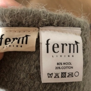 【新品未使用】ferm LIVINGファームリビング　キリムラグの画像