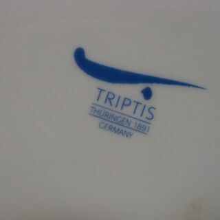《おまとめ割引あり》花柄 TRIPTIS THURINGEN 1891 GERMANY 華やか お皿 1～3枚 お譲りします。＊石川県＊美川より＊期間限定の画像