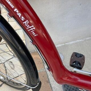 特③?ヤマハ パスラフィーニ 6Ah 新基準 電動自転車 子供乗せ 3人乗り 電動