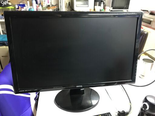 BENQ GL2450-B 24型ワイド液晶ディスプレイモニター HDMI対応 動作確認済 中古品