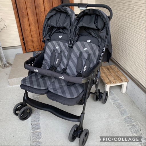 【引渡し決定】joie ジョイー エアツイン 二人乗りベビーカー 双子 兄弟 軽量 英国製