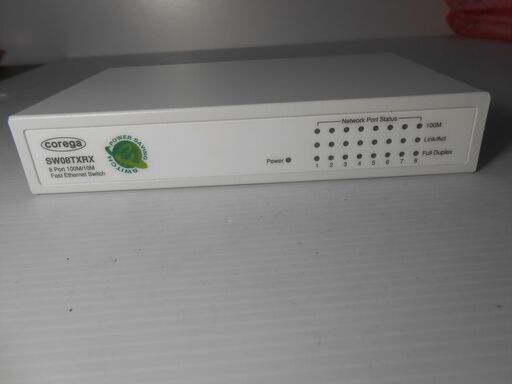 ◆corega LANハブ　SW08TXRX　未使用◆