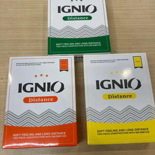 【中古美品】　IGNIO ゴルフボール　3色まとめ
