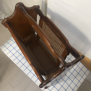 カリモク　マガジンラック　ヴィンテージ  アンティーク　家具　の画像