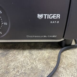 TIGER タイガー オーブントースター KAT-B130 2019年製 ブラック キッチン家電 Cの画像