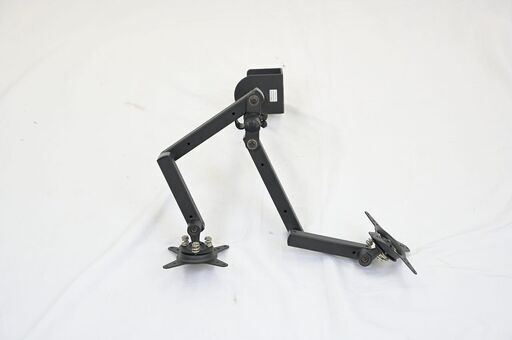 クランプ式液晶ディスプレイアーム　GREENHOUSE　GH-AMCB1-H　ブラック　300B