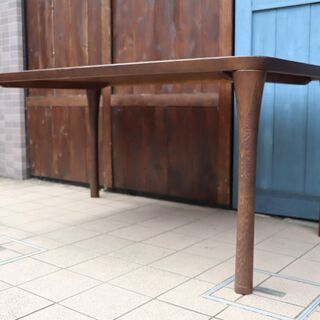 karimoku(カリモク家具)のダイニングテーブル(モカブラウン)です。オーク材を使用したシンプルなデザインはモダンスタイルや北欧スタイルにおススメ！W150cmのコンパクトな4人用食卓☆BG918