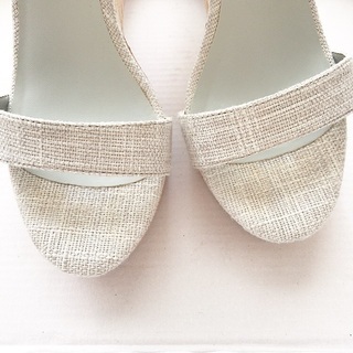 RANDA フラワーウェッジサンダルの画像