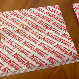【値下げしました‼️】新品 Krispy Kream/クリスピークリームドーナツの包装紙（12枚セット）の画像