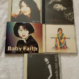 竹内まりあ・渡辺美里・今井美樹のCD（5枚）