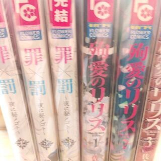殉愛のリリス「１～３」罪×罰～夜に秘メゴト～「１～３」共に全巻　計６冊の画像