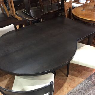 【愛品館市原店】ナガノインテリア ベンチダイニング4点セット【愛...