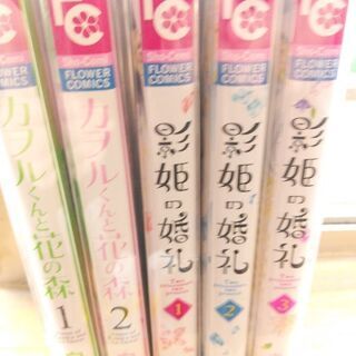 カヲル君と花の森「１～２」影姫の婚礼「１～３」共に全巻　計５冊の画像
