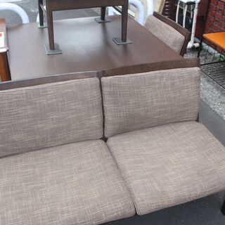 美品！ニトリ ロレインダイニングテーブル110（2LD棚付きDB...