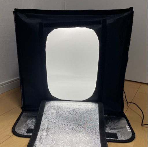撮影ボックス LEDスタジオボックス 44×43×59cm