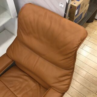 リクライニングチェアー FUJI FURNITURE 1人掛け ライトブラウン