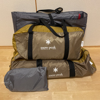 スノーピークテントエントリーパックTT&別売りマットシートセット付き