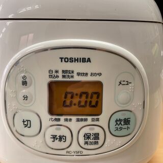 【リサイクルショップ　ピカソ　小松原】東芝　炊飯器　保温釜　RC-Y5FD　2013年製の画像