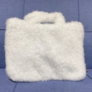 【未使用品】スヌーピー　プレミアムふわふわトランクバッグ★の画像