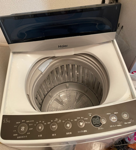 haier  洗濯機　5.5kg【8/6.7.8】