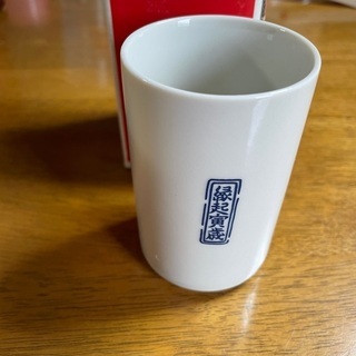 新品未使用　虎　湯呑みの画像
