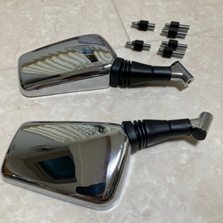 新品未使用　ナポレオンミラー　TANAX Z2ミラー　タナックス　キタコ　デイトナ　ゼファー　CB400SF XJR ミラー　左右セット ヤマハ カワサキ の画像