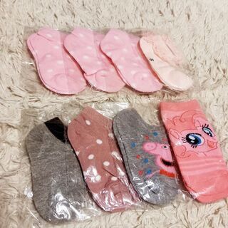 【シングルママ応援】子供用靴下 12～15cm 女の子用