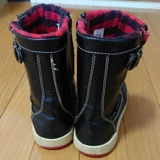 19cm ブーツ 黒の画像