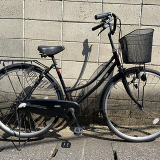 【整備済自転車】27インチ内装3段変速　前後タイヤ新品❗️若林自...