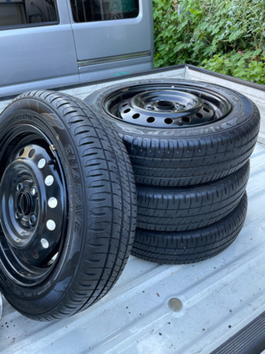 軽自動車用 タイヤ、ホイールセット 155/65R14 19年製造