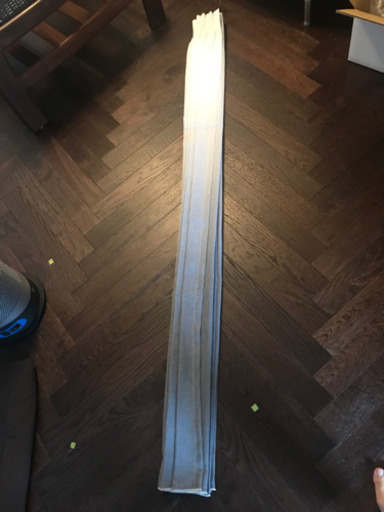 【値下げしました!】イタリア産レースカーテン　未使用　グラデーション