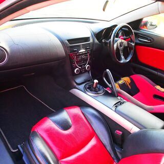 H15年　RX-8　タイプS　６速マニュアル　社外パーツ多数　ETC　CDオーディオ　443の画像