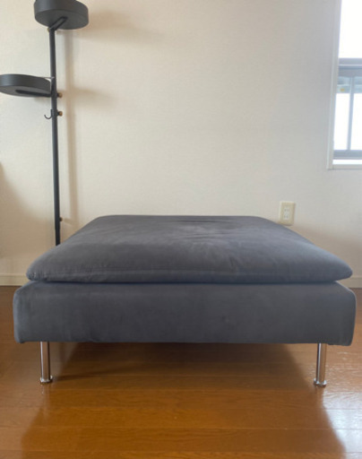 【定価19,990円】IKEA ソーデルハムン オットマン ダークグレー SODERHAMN