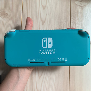 ニンテンドースイッチライト ターコイズブルー＆モンハンライズの画像