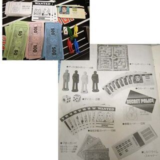 昭和レトロ バンダイ シークレットポリス 付属品ほぼ有り　ボードゲーム 当時もの おもちゃ コレクション 盤ゲーム バンゲーム ☆ PayPay(ペイペイ)決済可能 ☆ 札幌市 豊平区 平岸の画像
